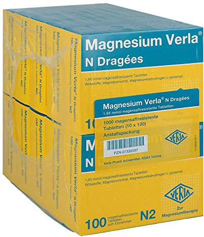 MAGNESIUM VERLA N Dragees 20X50 St