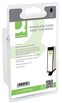 Q-Connect Ink for HP No364XL Ink Cartridge - Black