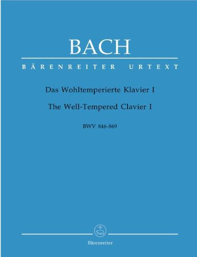 KGA Verlags-Service GmbH & Co.KG Bärenreiter Verlag DAS WOHLTEMPERIERTE Klavier 1 - arrangiert für Klavier [Noten/Sheetmusic] Komponist: BACH Johann Sebastian