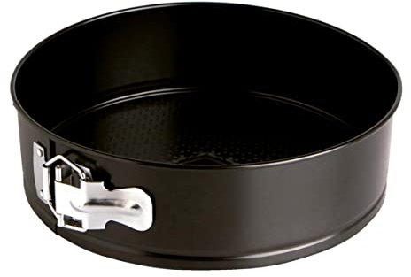 Quid Sweet Grey Molde Redondo Desmontable Acero Pintado 26x6,8cm Acero Carbonatado Apto Horno Antiadherente