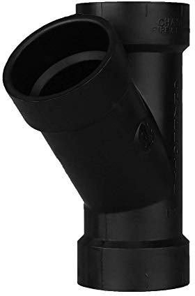 CHARLOTTE PIPE 1 1/2 DWV WYE All HUB DWV (Ablauf, Ablauf und Entlüftung) (1 Stück)