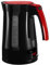 Wasserkocher - MELITTA - Enjoy Aqua, 1,7 L, 2400 W, schwarz/rot, entnehmbarer Kalkfilter, 1003-01 bk/rd