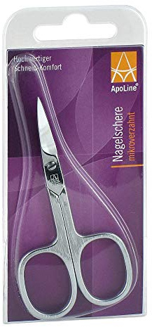 APOLINE Nagelschere 9 cm mikroverzahnt verchromt 1 St