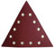 FEIDER ABT–180er Schleifdreiecke - Multifunktionales Schleifpapier - Schleifen und Glätten von Gips, Holz und Trockenbau - 180er Körnung - 28.5x28.5x28.5cm - 10er Pack, Pink