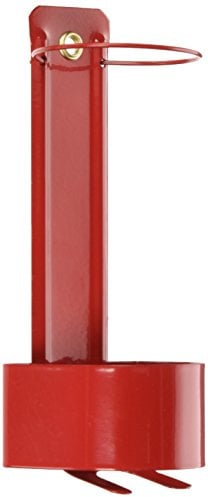 Living World Trinkflaschenhalter aus Metall, mit Kauschutz, 6 x 16cm, für Nagertränken bis 225ml, rot
