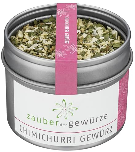 Zauber der Gewürze Chimichurri Gewürz – Gewürzmischung für Chimichurri-Sauce, ideal als Dip oder Marinade für Grillfleisch, 55 g