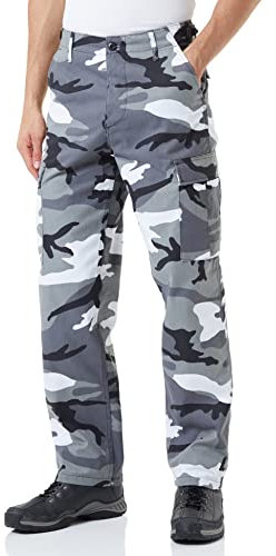 Mil-Tec US Ranger Hose Typ BDU • Herren Cargohose mit 6 geräumigen Taschen • Taktische Hose mit verstellbarem Kordelzug & Gürtelschlaufen • Feldhose für Outdoor, Arbeit & Freizeit • Urban, XL