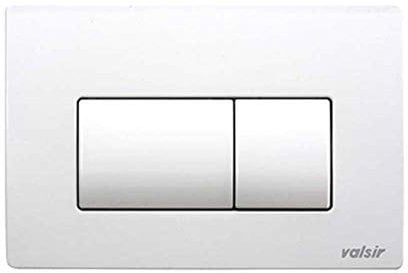 Valsir Betätigungsplatte 215 x 145 mm für Spülkasten Tropea S weiß, Mehrfarbig, Standard
