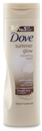 Dove Summer Glow Nourishing Lotion for Normal to Dark Skin 250ml Pack of 3