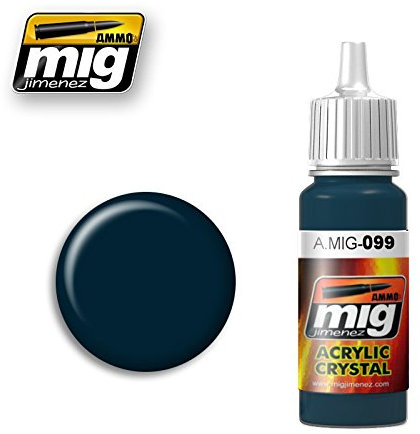 Mig Jimenez Ammo Crystal Black Blue (und Rücklicht aus), Kristallacryl, 17 ml
