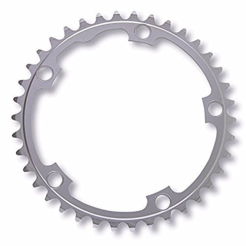 Stronglight Kettenblatt 9/10 Speed Shimano 5 Arm Legierung SRAM kompatibel, 130 mm Duraluminium Silber silber 40T