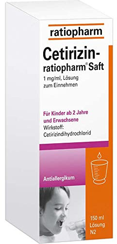 CETIRIZIN-ratiopharm Saft 150 ml