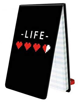 Ultra Pro 8-Bit Hearts 60-Page Life Pad Notebook Score Counter