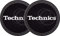 slipmat-Factory Technics Strobo Schwarz-Silber Slipmat, 2 Stück