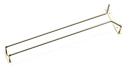 WAS 1426 401 Vermessingt Gläserschiene, 41.5cm Länge
