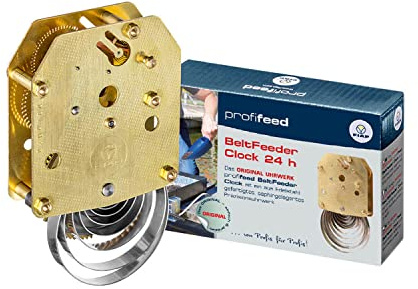 FIAP profifeed BeltFeeder Clock 24 h - mechanisches Uhrwerk - Laufzeit 24 Stunden - Uhrwerkfütterer - Zugkraft bis zu 5 kg - Futterautomat - Fischzucht - Teichzubehör - Teichwirtschaft