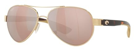 Costa Del Mar Polarized Sunglasses Womens-Loreto Aviator Sunglasses 580P 56