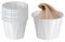 We Can Source It Ltd - 1oz (30ml) Paper Pots/ Ramkin Soufflé Cup Dry Waxed *Cased 5000 Jenpak Bulk Pack