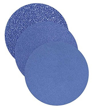 RETOL Dischi abrasivi velcrati, 125 mm, G60, p. macchine a multidisco, corindone zirconio (50 Pz.)