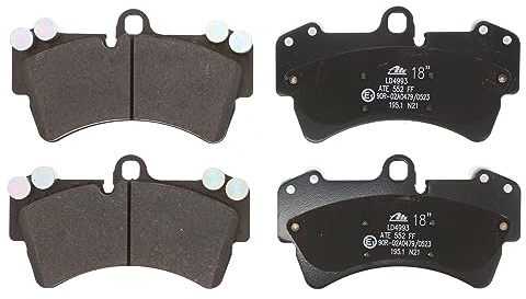 ATE CERAMIC Bremsbelagsatz vorne 13.0470-4993.2 Vorderachse | Kompatibel mit: AUDI Q7, Q7 Van, PORSCHE CAYENNE, VW TOUAREG