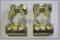 X-Parts Batterie-Klemmen 2er Set Plus & Minus Autobatterie ø 15-19 mm Silber