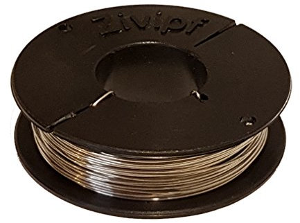 65 Meter V2A Edelstahldraht Ø 0,50mm - AWG 24 (Grundpreis: EUR 0,30/m) Heizdraht - Widerstandsdraht - Stainless Steel Wire 0.020