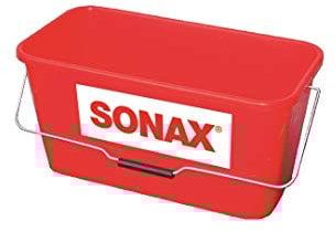 SONAX Eimer für PFA-Wagen (1 Stück) praktischer, rechteckiger Eimer mit stabilem Bügel | Art-Nr. 04958000