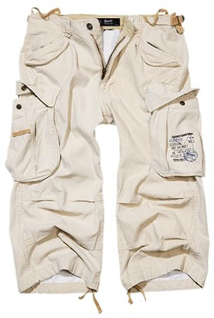 Brandit Industry Vintage 3/4 Shorts, Farbe: beige Pine, Größe: 7XL