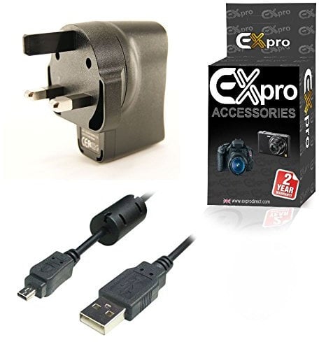 Ex-Pro® Mains USB AC Adapter Charger EH-68P EH-69P with UC-E6 UCE6 USB Cable for Nikon Coolpix [See Description for Models]