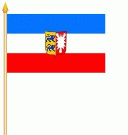 10 Stockflaggen Schleswig-Holstein 30 * 45 cm von Yantec