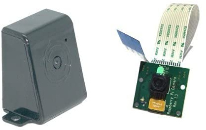 sb components Camera Case with Raspberry Pi Camera Module (Black)