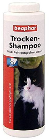 beaphar Trocken-Shampoo für Katzen - 150 g, Unparfümiert, Reinigung, Schnellreinigung, für Jungtiere, Tierpflegeprodukt: Trocken-Shampoo für Katzen