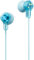 JVC HA-KD1 Kids In-Ear Headphones with Built-In Volume Limiter and Hologram in Mint Blue