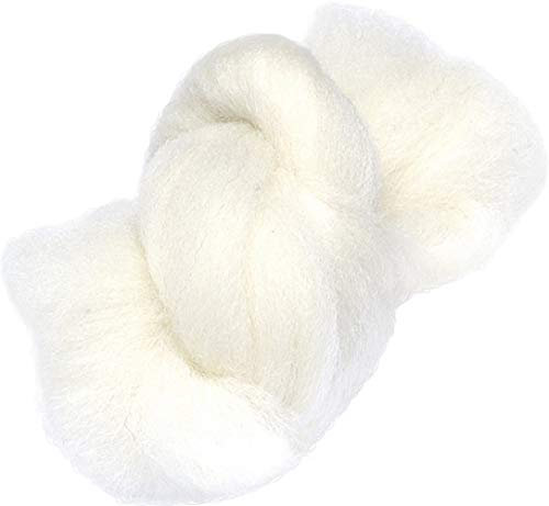 KnorrPrandell 212506203 Märchenwolle (zum Nass- und Trockenfilzen geeignet, 50 g) weiß