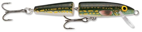 Rapala - Jointed Angelköder - Angelzubehör aus Balsaholz - Süßwasser Spinnköder - Hergestellt in Estland