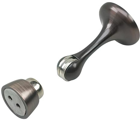 Richelieu | Onward 3-inch (76 mm) Magnetic Door Stop, Oil-Rubbed Bronze