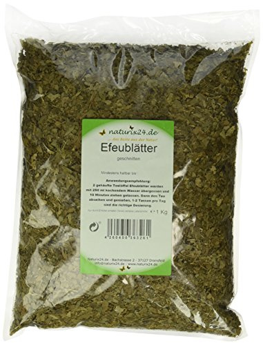 Naturix24 – Efeublättertee, Efeublätter geschnitten - 1 Kg