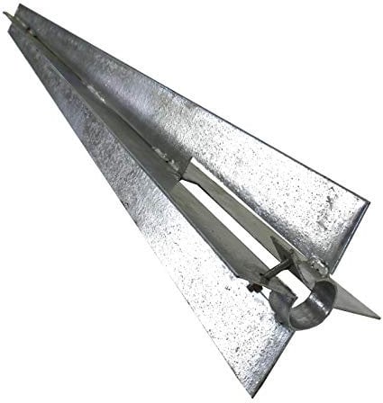 Estexo Home & Garden Bodenhülse Einschlaghülse Ø 34 mm Pfostenträger 50 cm für Zaunpfosten Gartenzaun