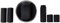 Paxanpax PCK691 - Pomo universal negro para horno con cinco adaptadores