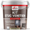Stuckfarbe, STUCCOLIS Putz mit Mörtel und Farbstoff Beige Grün-kit bis zu 7 m²