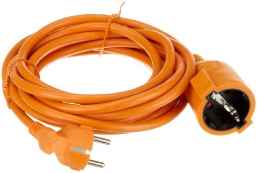 Unitec 44584 Rallonge prise de terre avec gaine plastique H05VV-F 3G 1,5 mm²