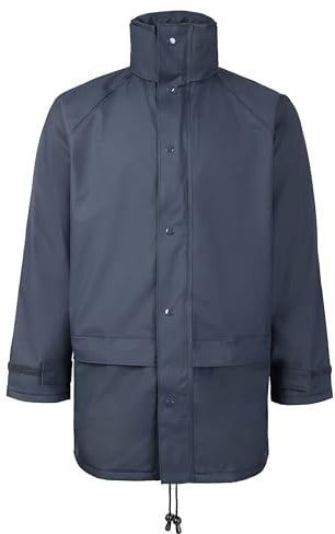 FORT Flex Waterproof Jacket - 10,000mm Waterproof, Windproof, Tear-Resistance For-Tex Fabric with Welded Seams - with Concealed Hood & Large Pockets - Mens Winter Coat