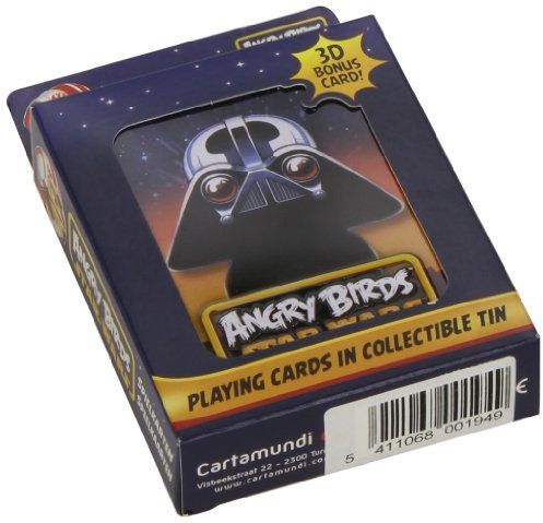 Cartamundi 22517860 Angry Birds 22500194-Angry Star Wars Spielkarten, Darth Vader