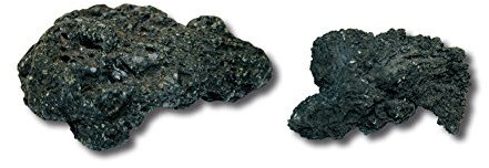 Amtra Roccia Vulcan - Decorazione Naturale per acquari Wild, Non Calcarea, Ideale per Giardini Zen, Peso 0,6-2 kg