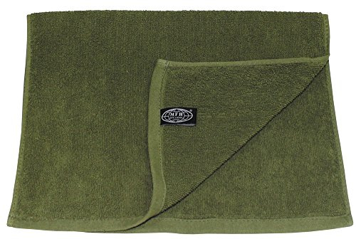 MFH 30x50cm Terry Cloth Towel OD Green