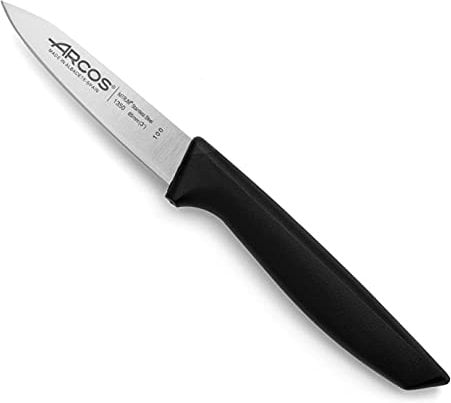 Arcos Serie Niza - Cuchillo Mondador - Hoja de 85 mm - Mango Color Negro