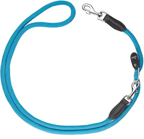 HUNTER FREESTYLE Vario-Leine für Hunde, robust, wetterfest, 1,0 x 260 cm, petrol