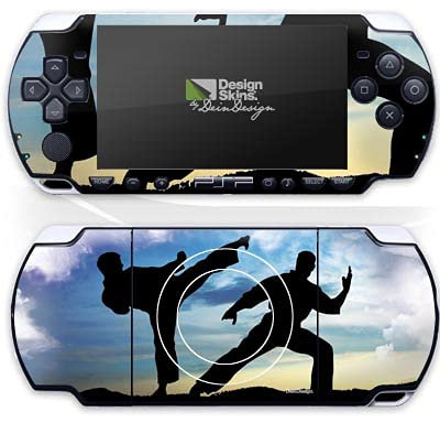 DeinDesign Skin kompatibel mit Sony PSP 1000 Folie Sticker Kampfsport Training Karate