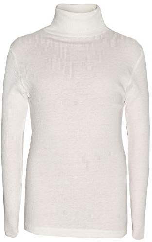 A2Z 4 Kids Girls Polo Neck T Shirt Ribbed Cotton Polo - Polo Neck Cream 3-4