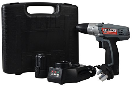 Sparky SPKBR108SE 10.8v Special Edition Cordless Li-Ion Drill Driver with Keyless Chuck and 2 Batteries